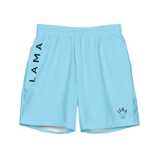 Men's swim trunks light blue