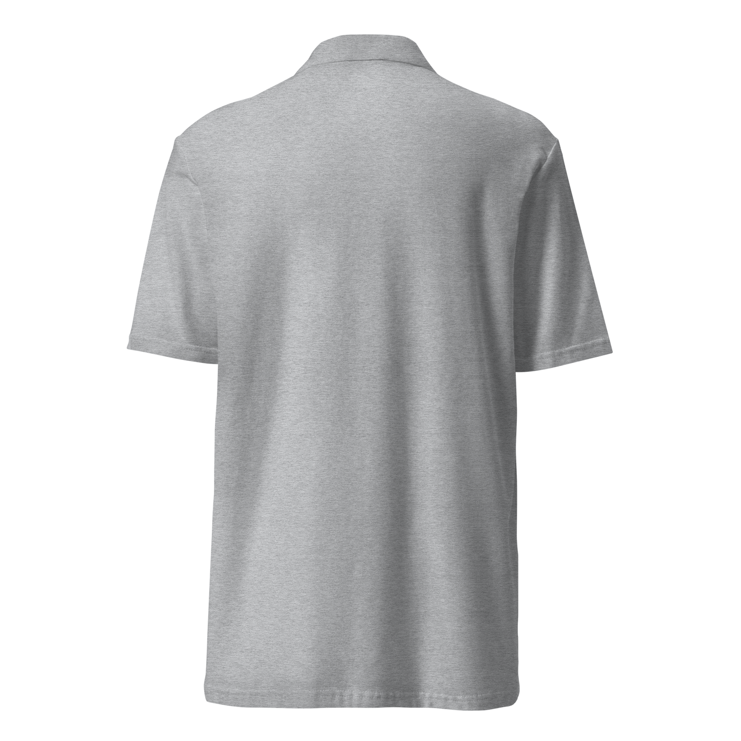 Tennis pique polo shirt white