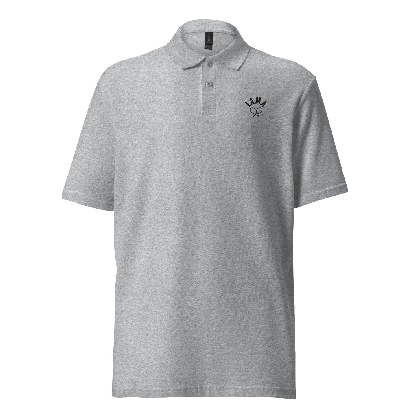 Tennis pique polo shirt white